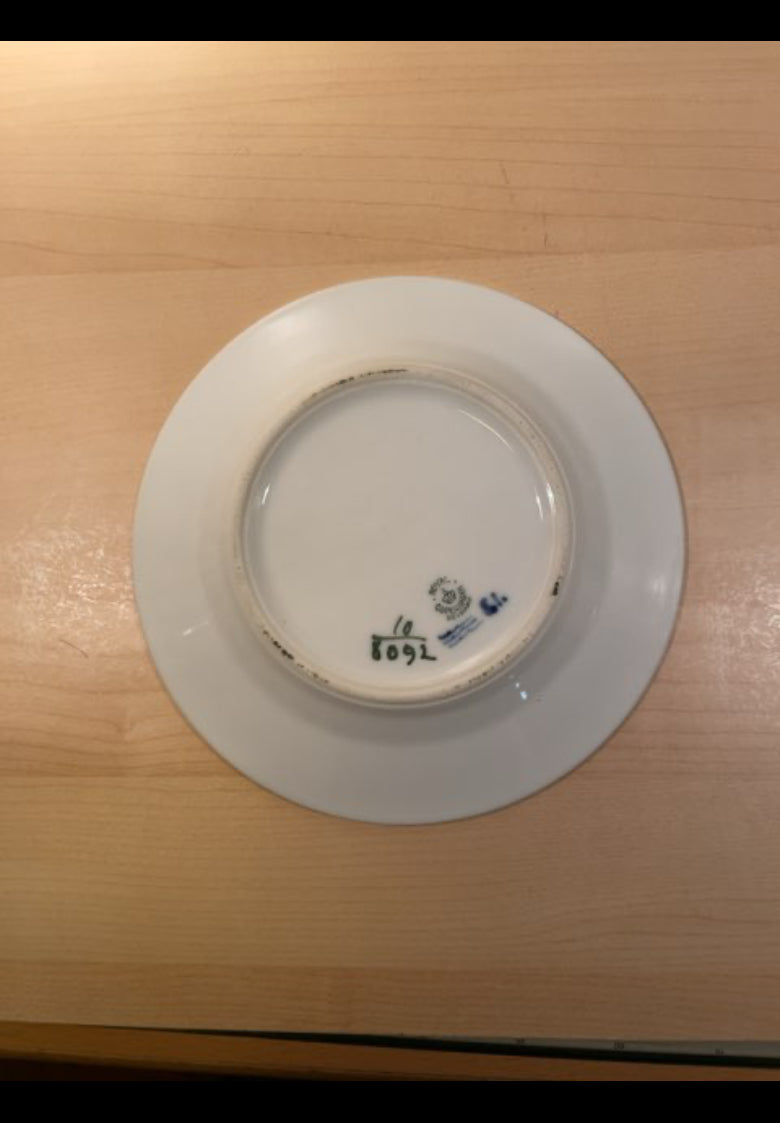 Royal Copenhagen Blå Blomst flettet kagetalleken